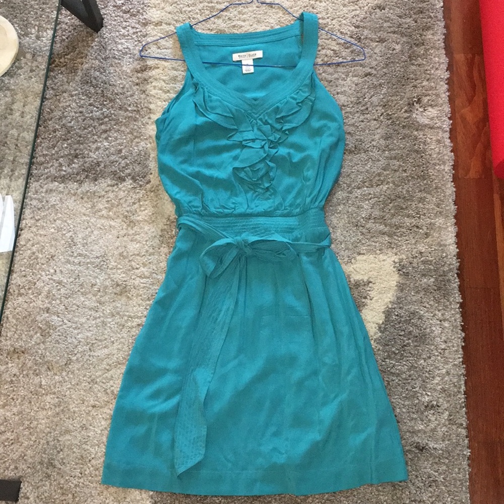 Beautiful Turquoise Blue WHBM Summer Dress